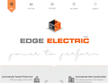 Tablet Screenshot of edgeelectricinc.com