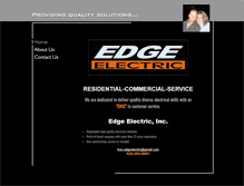 Tablet Screenshot of edgeelectricinc.net